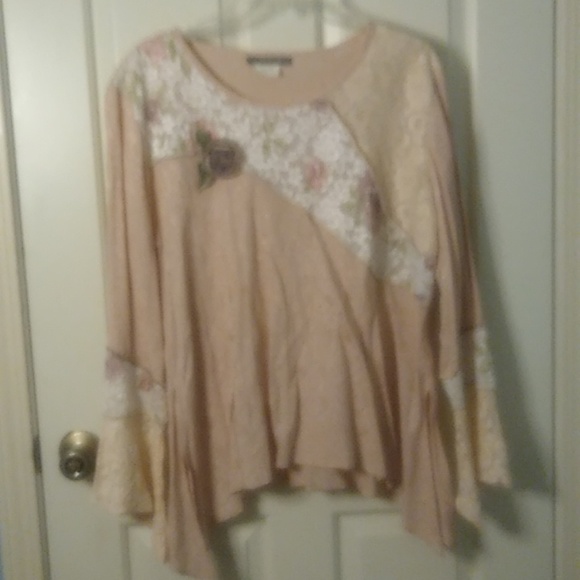 S A Styles Dresses & Skirts - Easter skirt and blouse from S A - blush and floral , Size 10